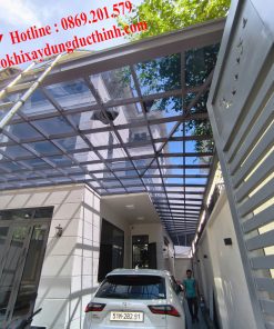 Mái Che Lấy Sáng Cho Sân Trước Nhà