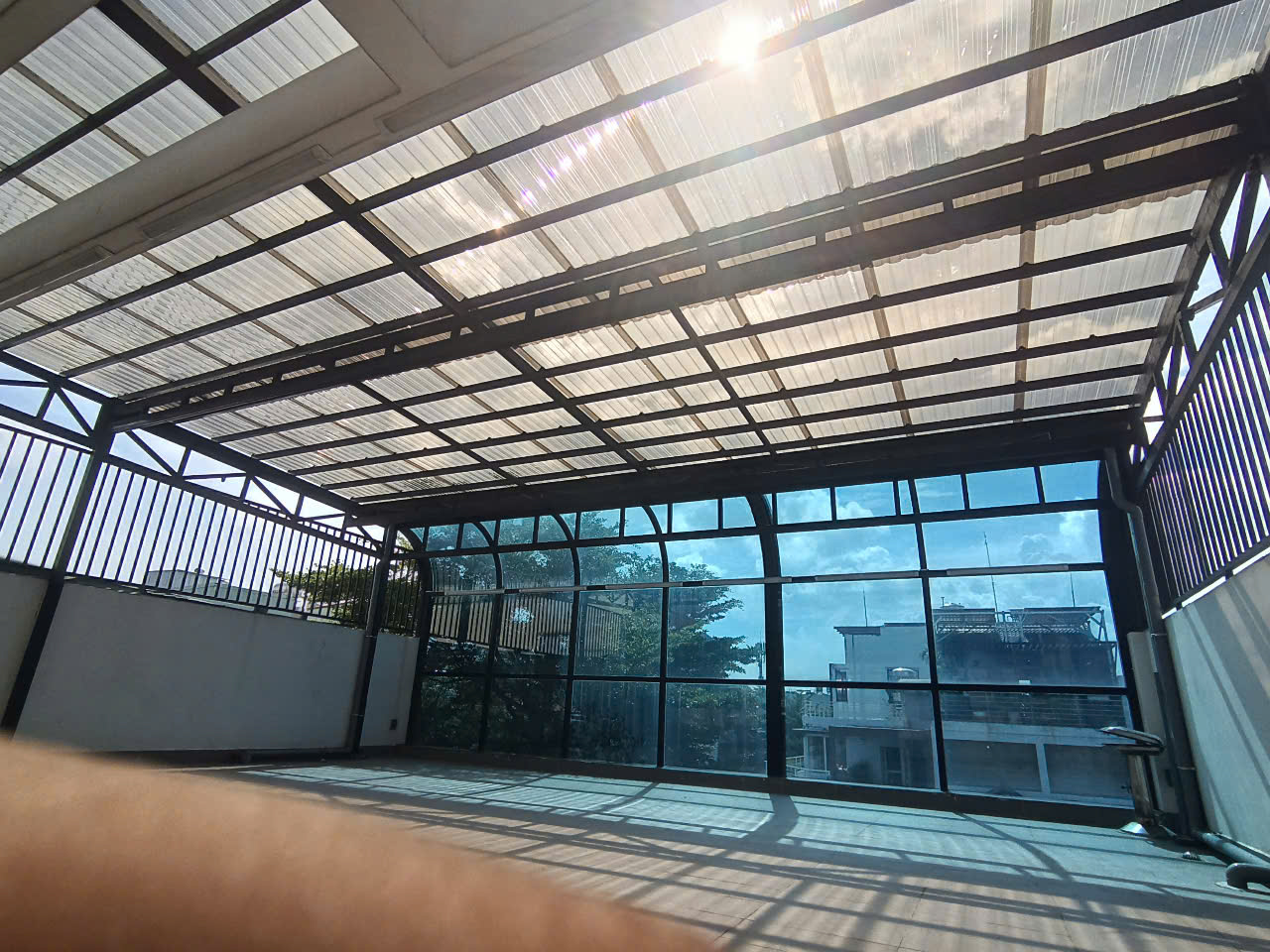 Mái Poly Lấy Sáng Dạng Sóng
